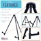 13.5" Black Metal Tabletop Easel Stand (6 Pack) - Foldable Tripod Table Top Easel Stand for Sign, Art, Poster Board, Canvas & Photos - Display Table Easels with Non-Skid Feet